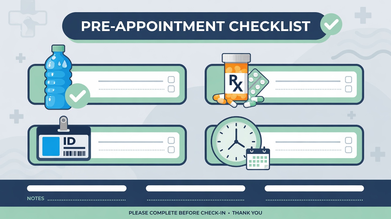 Landscape pre-appointment checklist sample